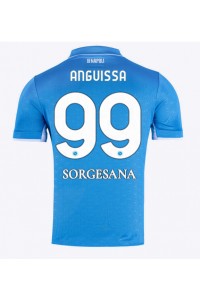 SSC Napoli Frank Anguissa #99 Jalkapallovaatteet Kotipaita 2024-25 Lyhythihainen